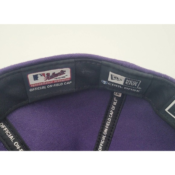 New Era Colorado Rockies Hat 59Fifty 7 3/8 Authentic Collection On Field - Picture 9 of 10